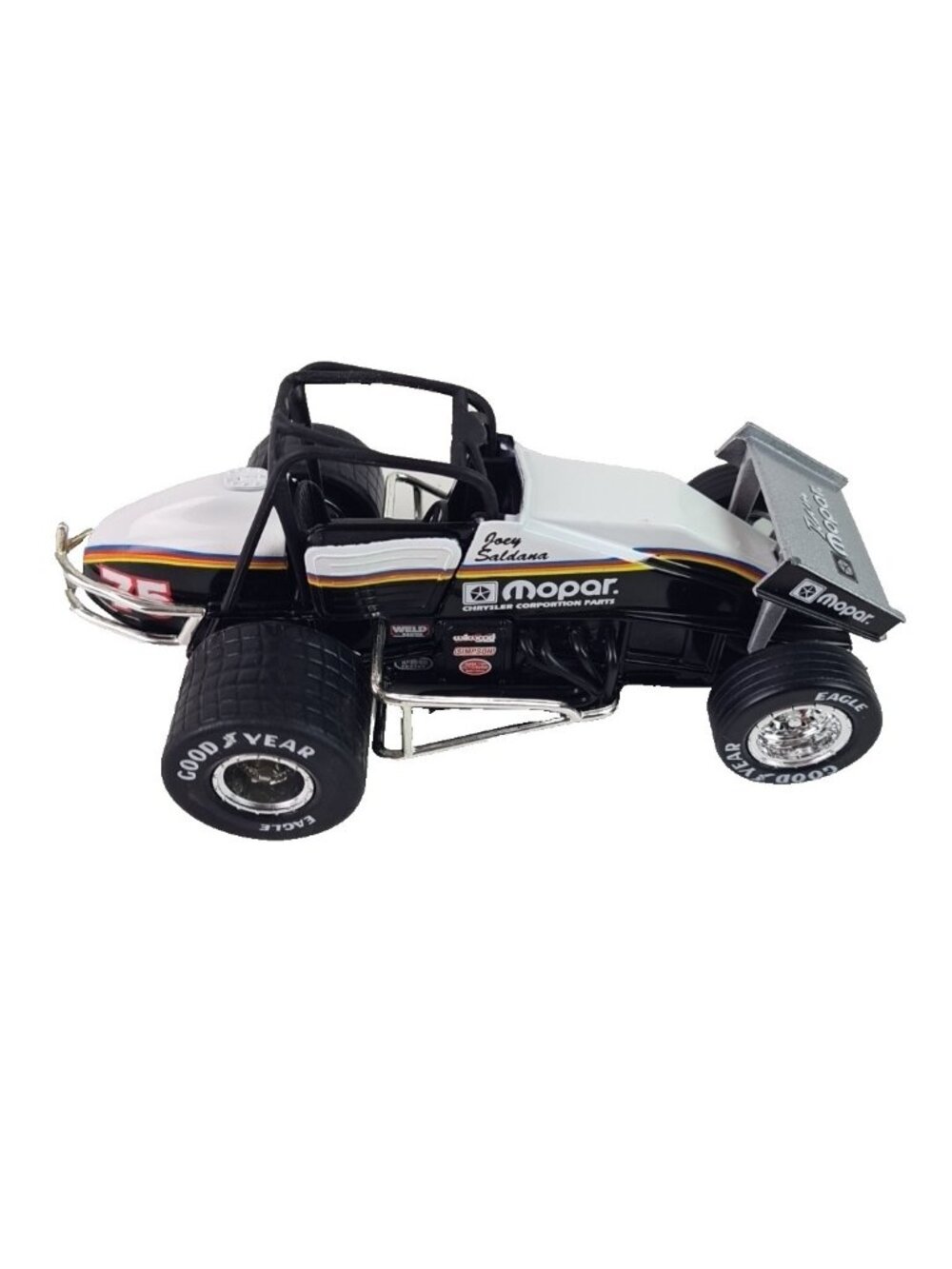 Action 1/24 Joey Saldana #75 Mopar 1996 Sprint Car Nascar Racing Diecast Rare